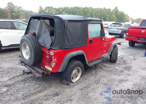 2002 Jeep Wrangler Sport from USA, damaged, VIN 1J4FA49S92P715110